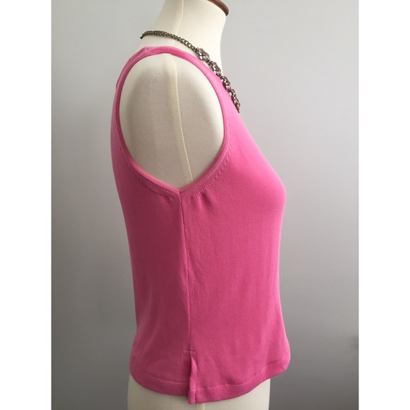 🌷 S O L D 🌷 Max Mara Sleeveless Knit Shell Top - Picture 4 of 5
